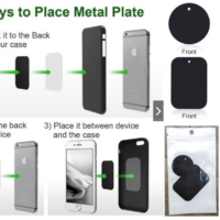 metal plates for magnetic phone holders